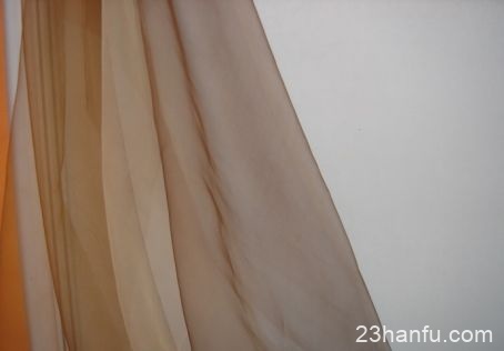 【汉服文物】南宋紫褐色罗印金彩绘花边单衣保护修复