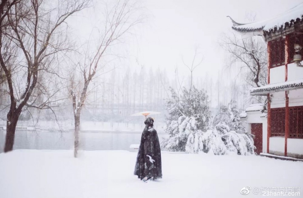 【汉服小仙女】霜雪吹满头，也算是白首。